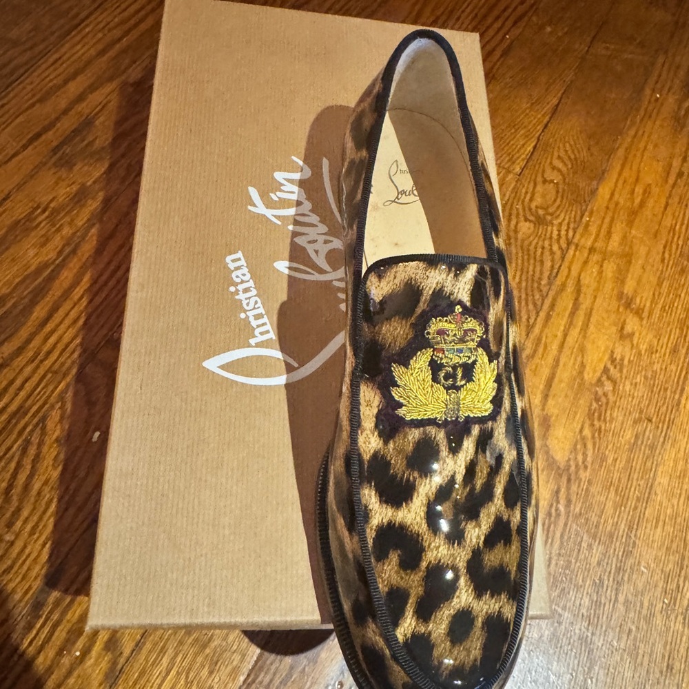 Christian Louboutin Animal Print Women’s Loafers